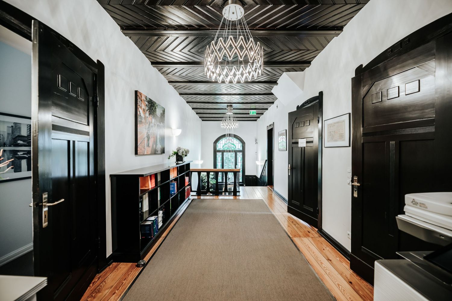 Flur im obersten Stockwerk